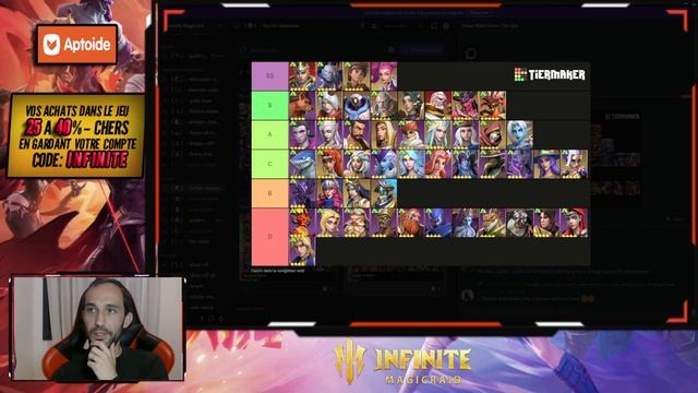 La Tier Liste Officielle Discord des Mythiques, Légendaires, Factions et + ! - Infinite MagicRaid смотреть онлайн