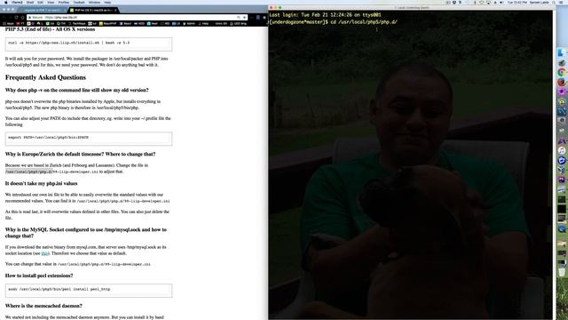 Configured my Mac PHP7 as default PHP and Adjusted Timezone to America NewYork смотреть онлайн