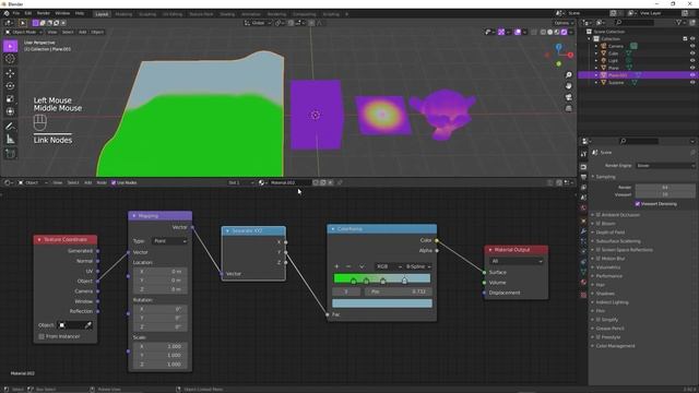 Как сделать градиент в Blender