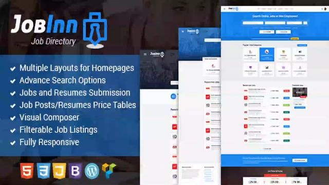 JobInn - Job Board & Directory WordPress Theme | Themeforest Website Templates and Themes смотреть онлайн