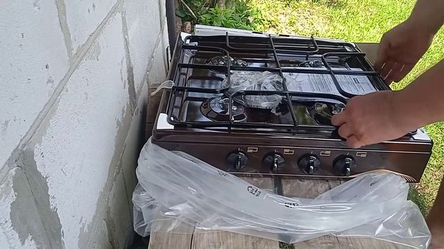 Распаковка — Газовая настольная плита Gefest ПГ 900 К17 смотреть онлайн