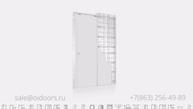 Скрытая раздвижная система SECRET OIDOORS Unico 1 под штукатурку смотреть онлайн