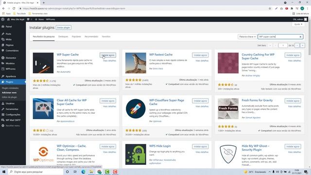 Como configurar o Cache no WordPress na Hostgator (Rápido e Fácil) 2022 смотреть онлайн
