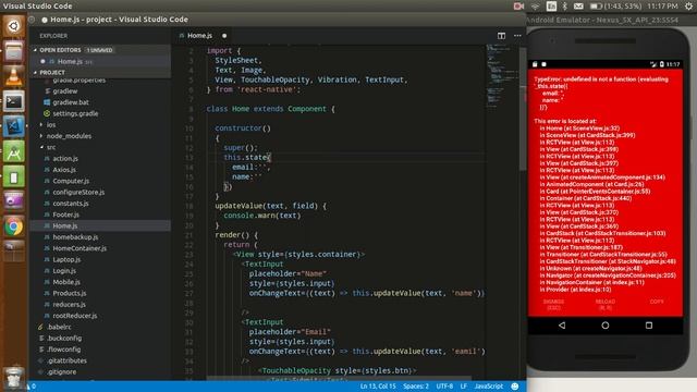 React-native tutorial #26 how to submit form and fetch api смотреть онлайн