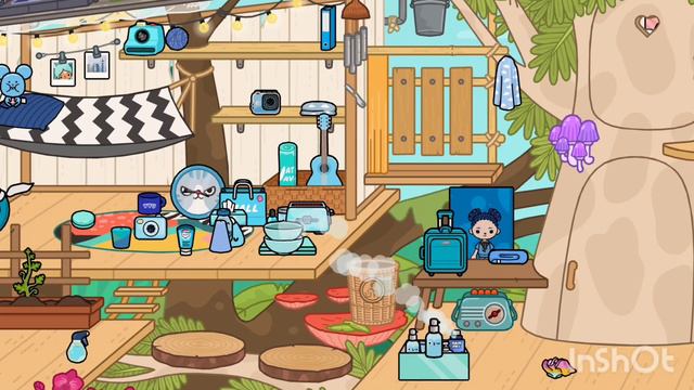 ✨комната в МОРСКИХ ТОНАХ | ОБУСТРОЙСТВО в тока бока ✨ смотреть онлайн