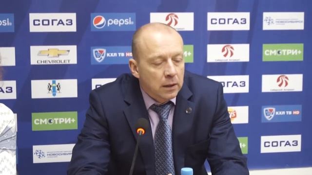 16.11.2014 "Сибирь" - "Автомобилист", пресс-конференция смотреть онлайн