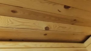 Как отрывает вагонку в банях от влажности.