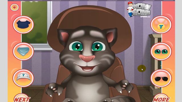 Малыш Говорящий Том. Отличный макияж Kid Talking Tom . Excellent make-up смотреть онлайн