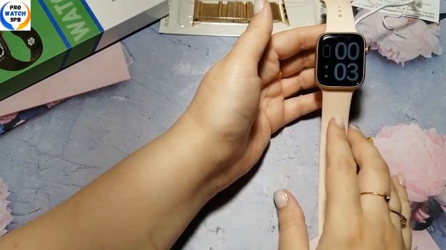 Cмарт часы DT NO.1 7 (Оригинал) Золотой цвет смотреть онлайн