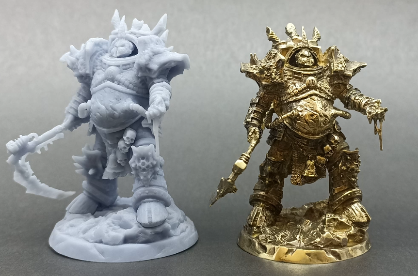 Warhammer 40000. Тифус чумной десантник из металла. смотреть онлайн