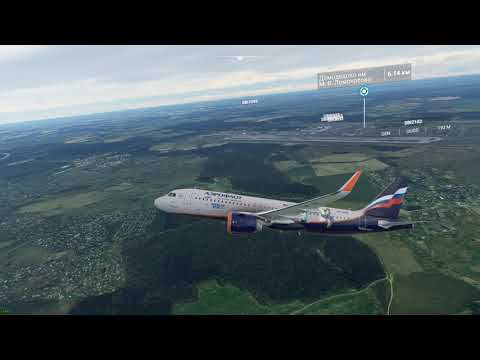Microsoft Flight Simulator 2020 Москва - Питер