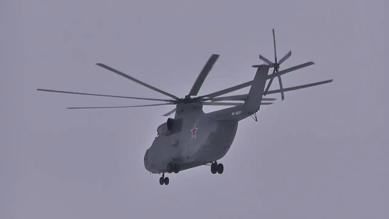 Совместные полеты экипажей вертолетов Ми-8МТВ5-1, Ми-24П и Ми-26 в Челябинской области