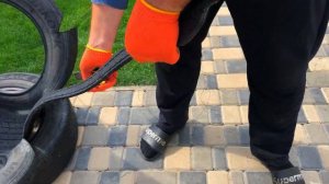 ЛЕБЕДЬ ИЗ ШИНЫ своими руками. Как сделать лебедя из покрышки. DIY car tire swan