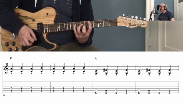 Easy Version Of Jailhouse Rock (Sheet Music & TAB) FREE GUITARTUTORIAL