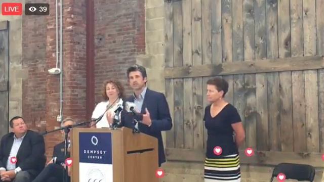 Patrick Dempsey answers questions about the dempsey center смотреть онлайн