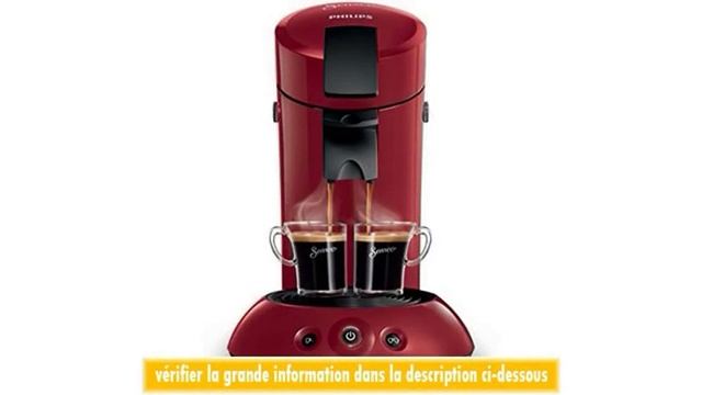 Philips HD781791 Machine dosettes SENSEO Original Rouge intense dition 2015 смотреть онлайн