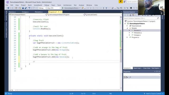 The Adapter Pattern (Design Patterns in C#) смотреть онлайн