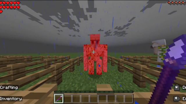 best mcpe spear mod!? (minecraft bedrock spears mod review) смотреть онлайн