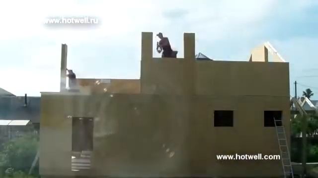 Канадский дом из СИП панелей. смотреть онлайн