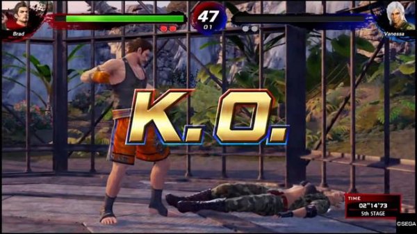 Virtua Fighter 5 : Ultimate Showdown - Brad Burns - Arcade Mode