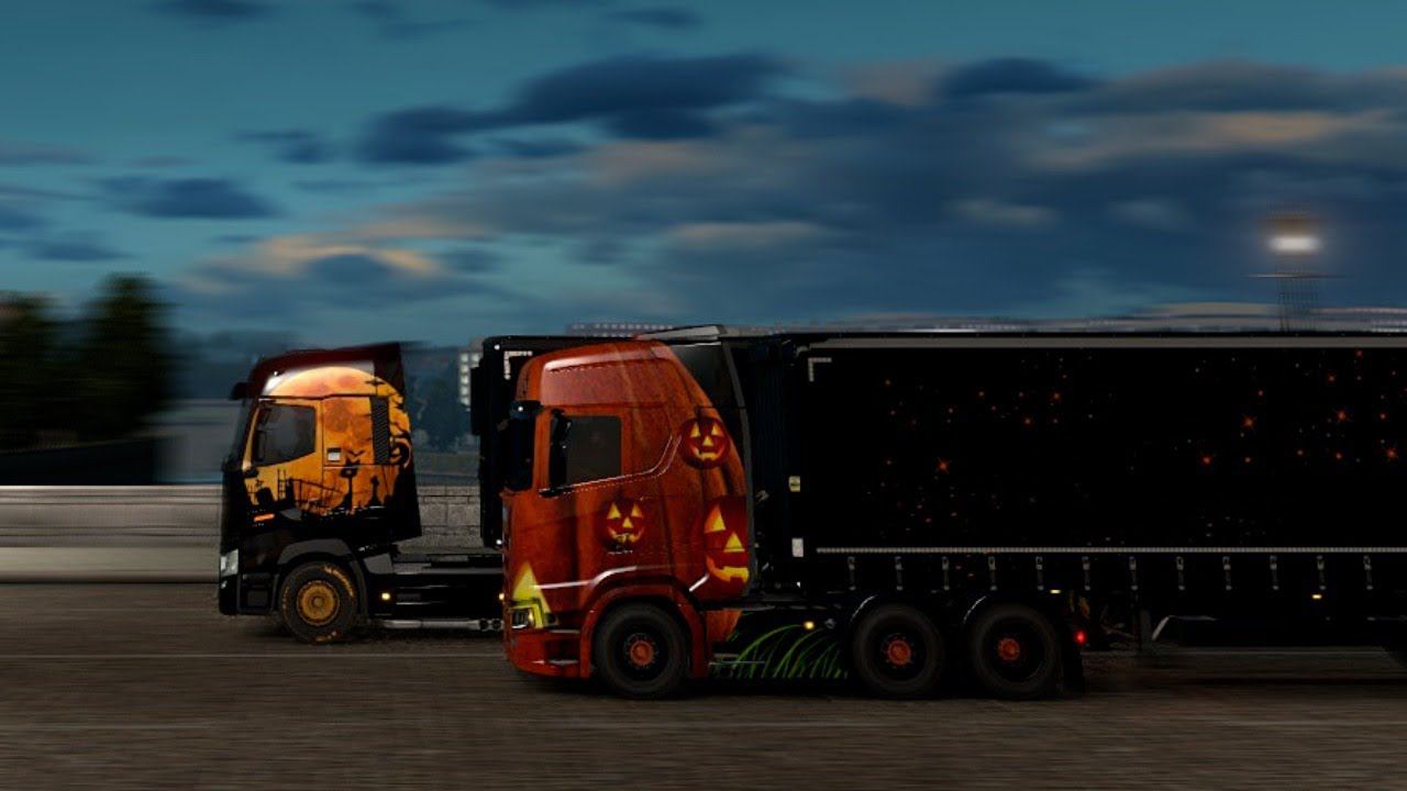 HALLOWEEN CONVOY  TruckersMP [Euro Truck Simulator 2]