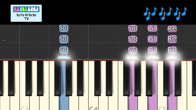 Coros fáciles en piano 🎹 tutorial de alabanza y adoración alegre para principiantes en cadena. смотреть онлайн