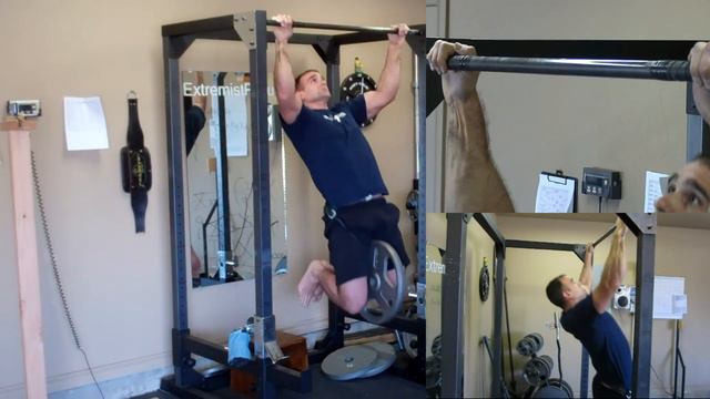 20 Weighted Pull ups BW + 45 lbs / 20.4 kg смотреть онлайн
