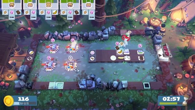 Overcooked 2 Campfire Cook Off 1-2 смотреть онлайн