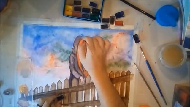 Красим забор смотреть онлайн