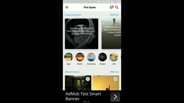 Fire Quote | Android Quote & Status App Source Code with Firebase Back-end смотреть онлайн