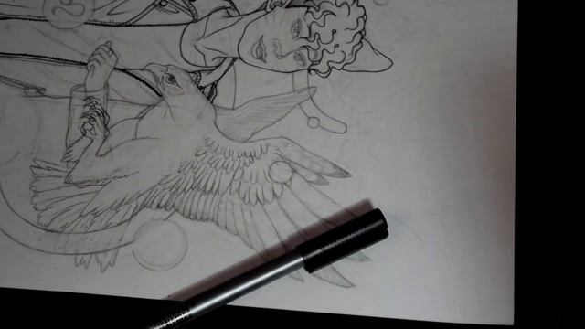 Эскиз для татуировки. Тема: "Гороскоп - знаки зодиака". Лев. Иллюстратор Аллен Казанский. смотреть онлайн