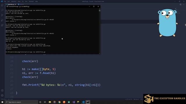 Panic and Recover in Go | Golang смотреть онлайн