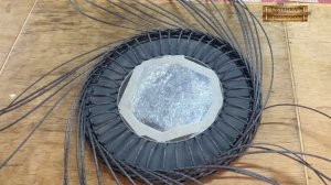 Зеркало из ротанга