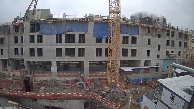 Таймлапс Басманный 5. 27 октября 2016. Камера 2 смотреть онлайн