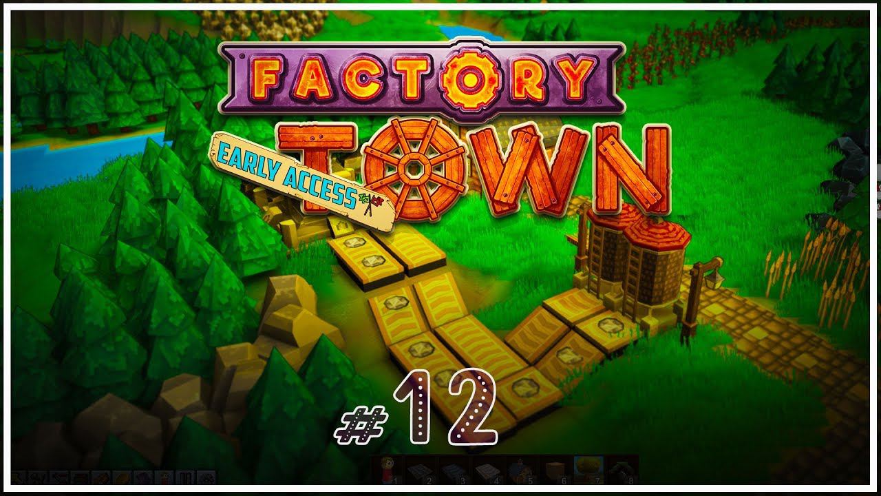 Ставим шахту на камень  Factory Town (Фактори Таун) #12