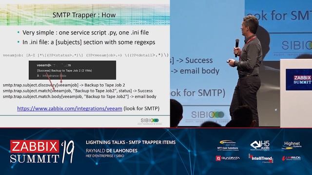 Raynald de Lahondes - Zabbix SMTP trapper смотреть онлайн