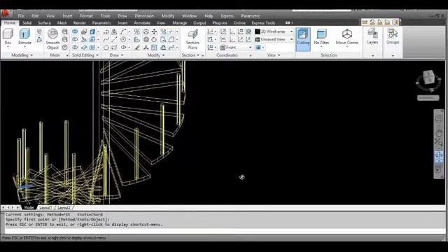 autocad 2012 tutorial design stairs part 3(greek) смотреть онлайн