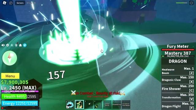 『Best Dragon + Sharkman Karate Combo』Bounty Hunting Blox Fruits смотреть онлайн