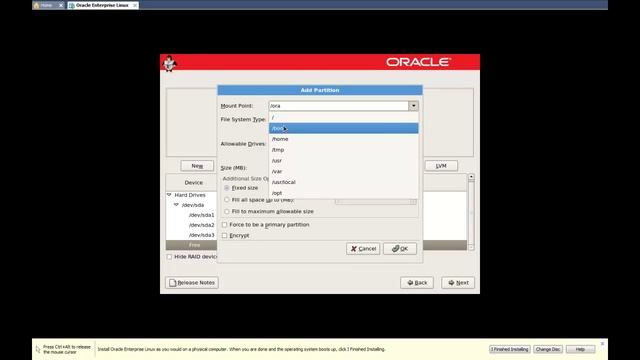 Install Linux Part01 - Oracle Admin смотреть онлайн