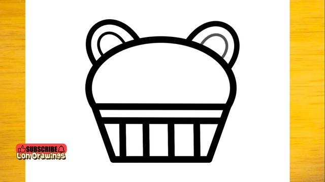 HOW TO DRAW A PANDA CUPCAKE KAWAII EASY STEP BY STEP смотреть онлайн