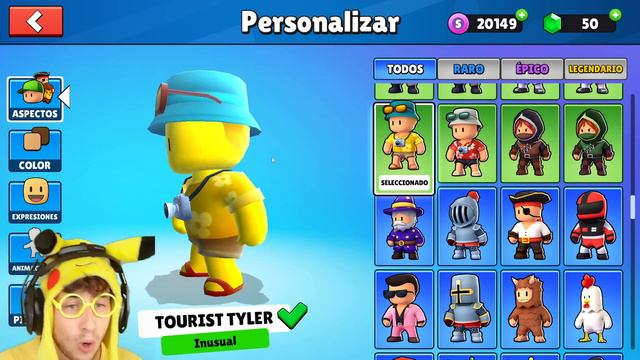 Juego de COLORES 🌈 por Equipos!! (🔵 Azul vs Amarillo 🟡) - Stumble Guys TEKENDO смотреть онлайн