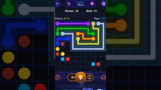 connect dots level 1 10*10 смотреть онлайн
