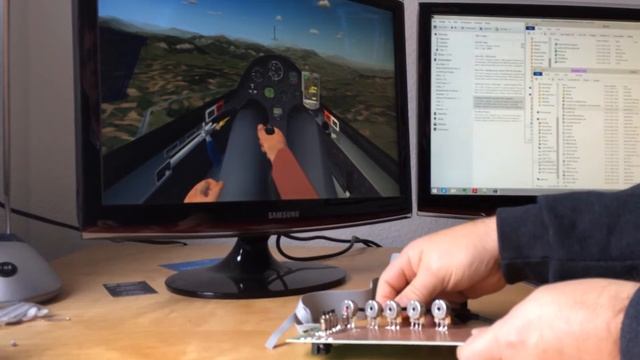 Arduino Joystick for Condor Soaring Simulator смотреть онлайн