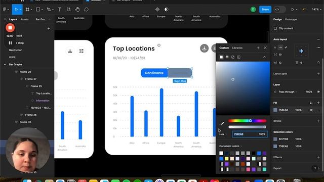 Bar graphs design in Figma | 6 dashboard elements | UX/UI Design смотреть онлайн