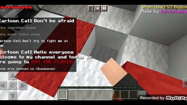 ERROR 103 и Cartoon Cat. В Майнкрафте. это безумие!😨 смотреть онлайн