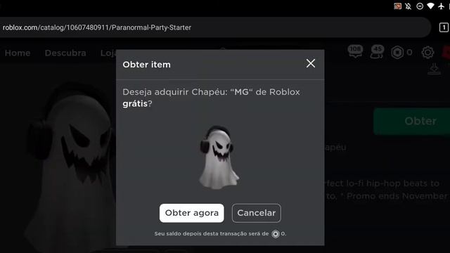 NOVO ÍTEM DE HALLOWEEN GRÁTIS "Paranormal Party Starter" NO ROBLOX! смотреть онлайн