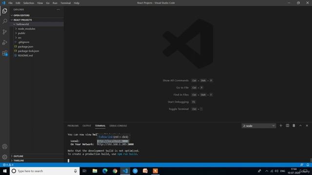 4. React Helloworld смотреть онлайн