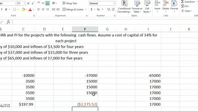Excel Capital Budgeting: NPV and IRR Calculations смотреть онлайн