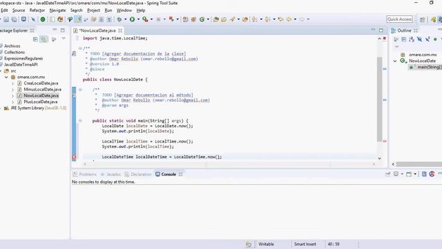 Programacion Java - Now LocalDate смотреть онлайн