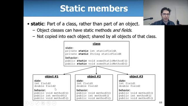 CIS 1068 - Classes and Static смотреть онлайн